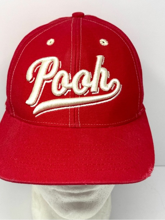 Disney Accessories - Vintage Walt Disney World POOH Red SnapBack Hat Cap Raised Embroidery